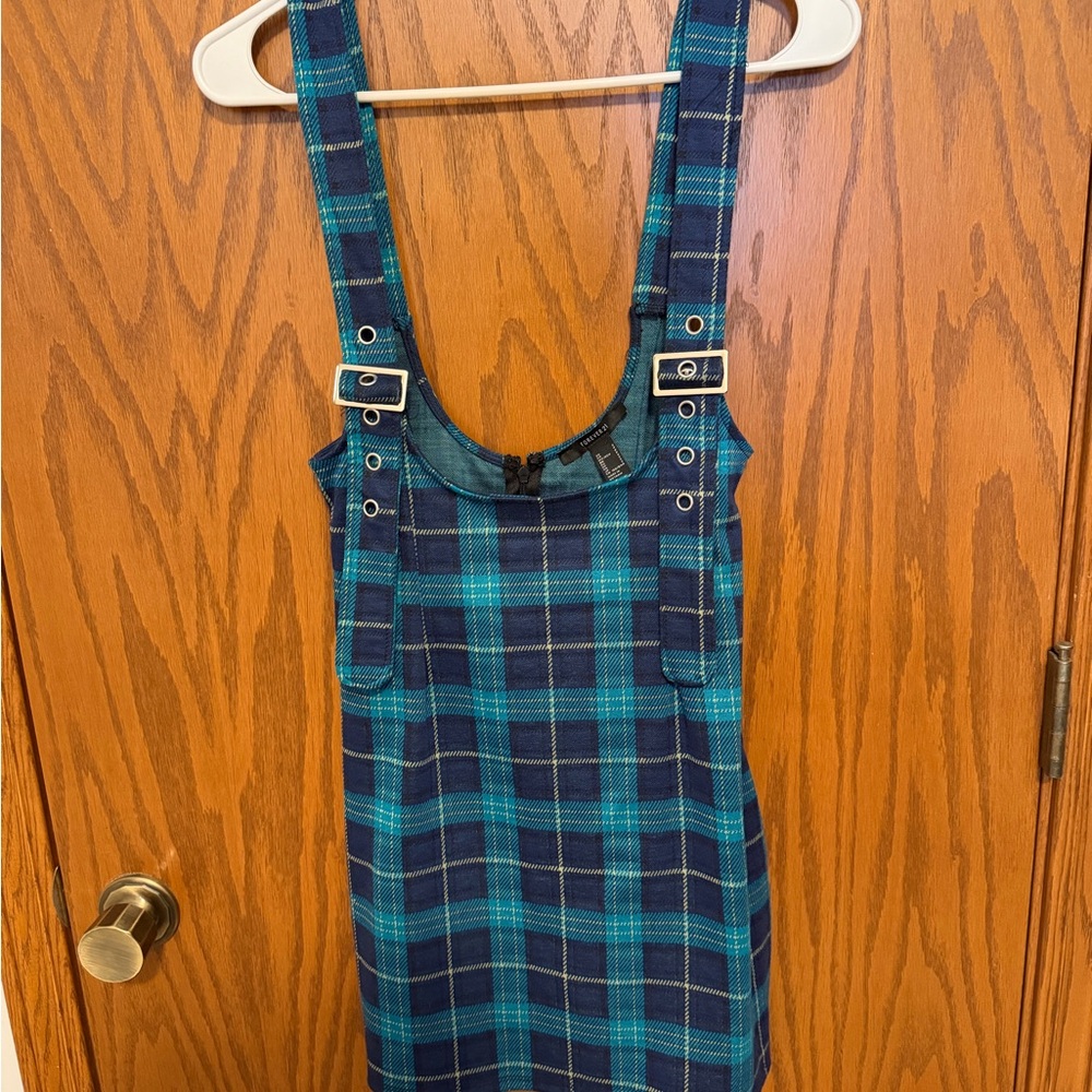 Forever 21 Blue Plaid Dress